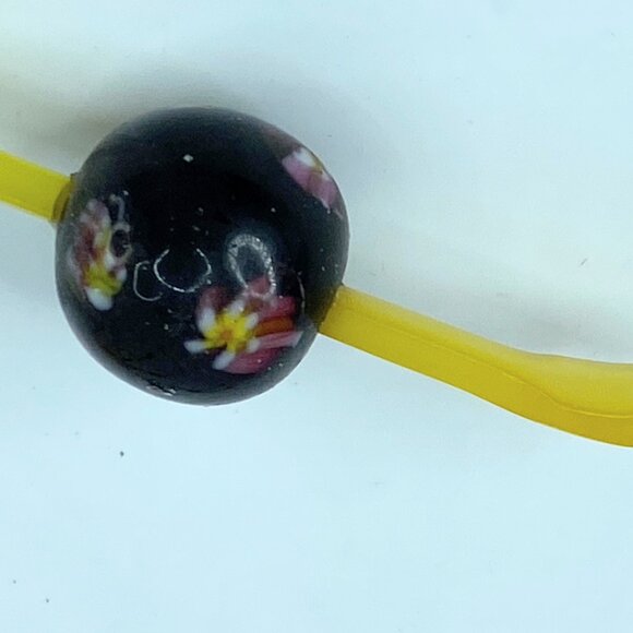 Japanese Tama Kanzashi 150mm Blacken Painted in vermilion Hair ornament GS521 main image 6